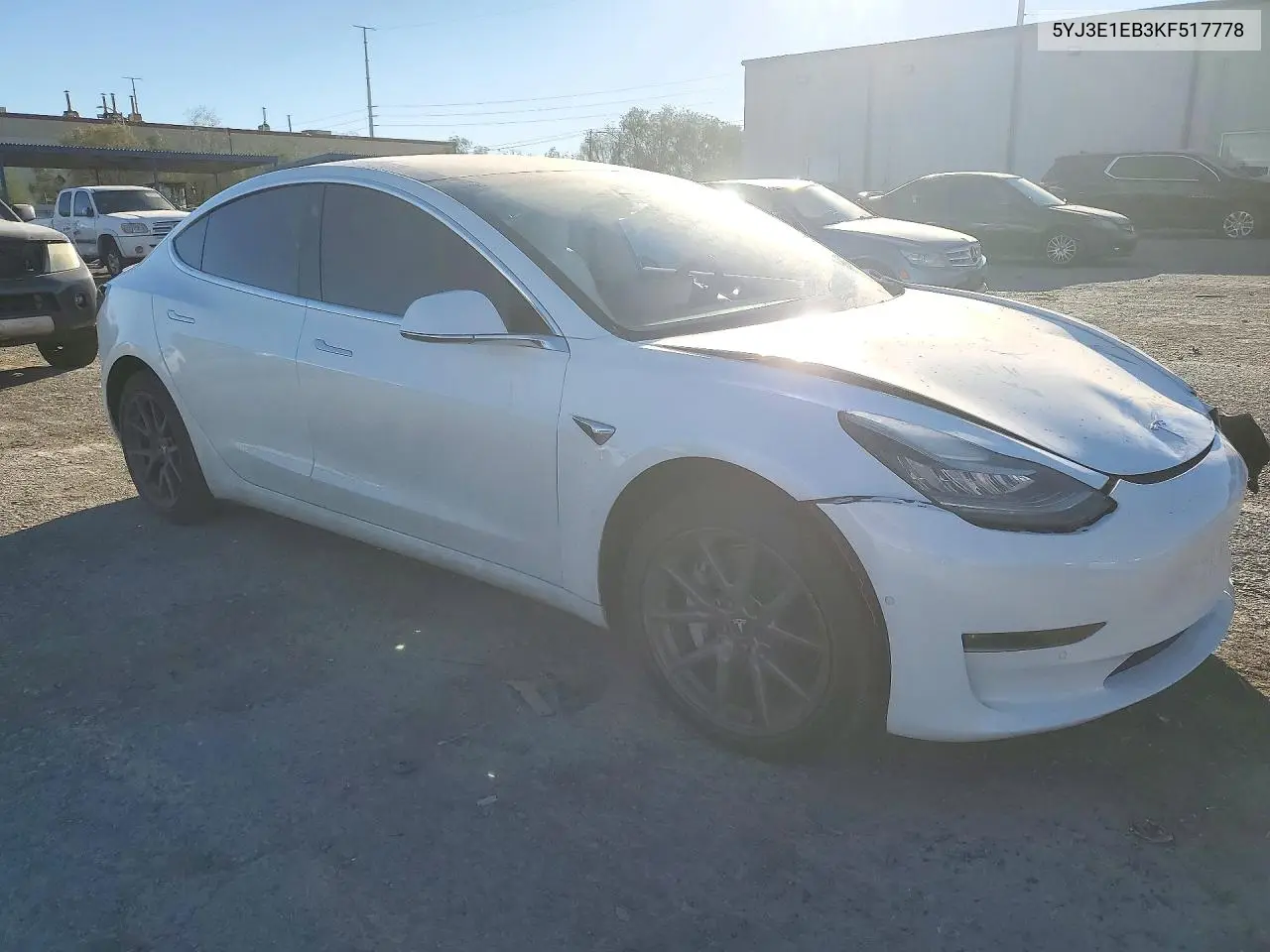 2019 TESLA MODEL 3 VIN 5YJ3E1EB3KF517778 — фото 4