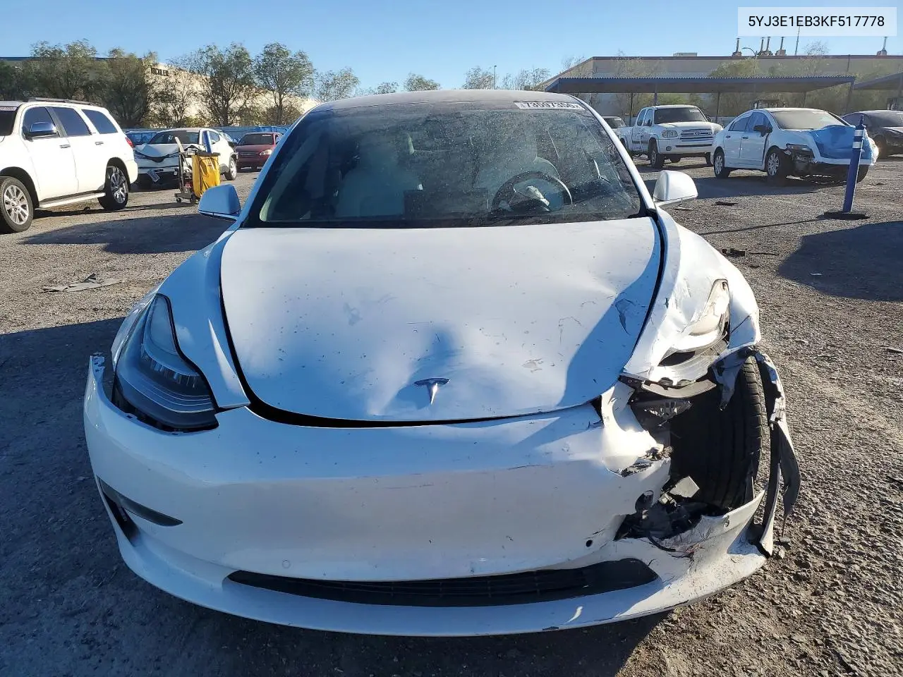 2019 TESLA MODEL 3 VIN 5YJ3E1EB3KF517778 — фото 5