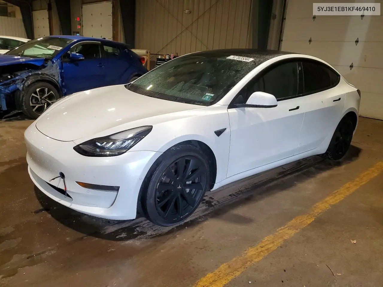 TESLA MODEL 3 2019, VIN 5YJ3E1EB1KF469410