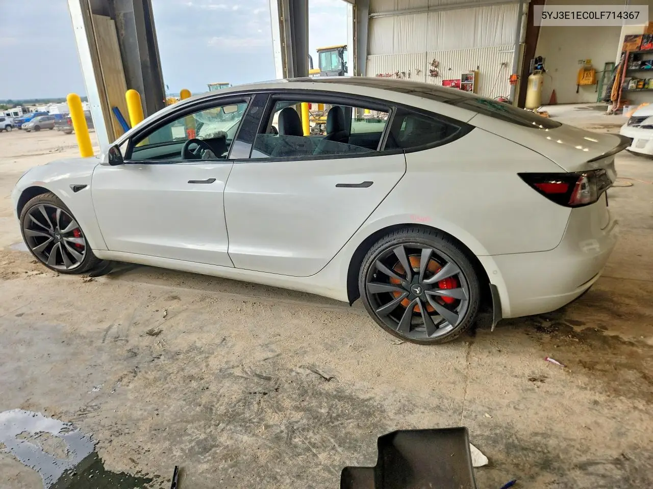 2020 TESLA MODEL 3 VIN 5YJ3E1EC0LF714367 — фото 2