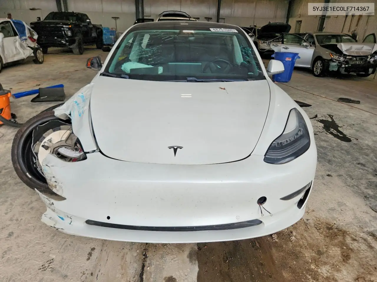 2020 TESLA MODEL 3 VIN 5YJ3E1EC0LF714367 — фото 5