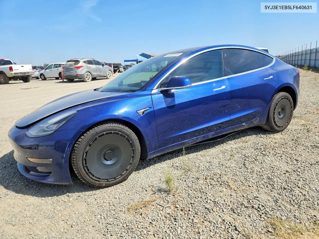 TESLA MODEL 3 2020, VIN 5YJ3E1EB5LF640631