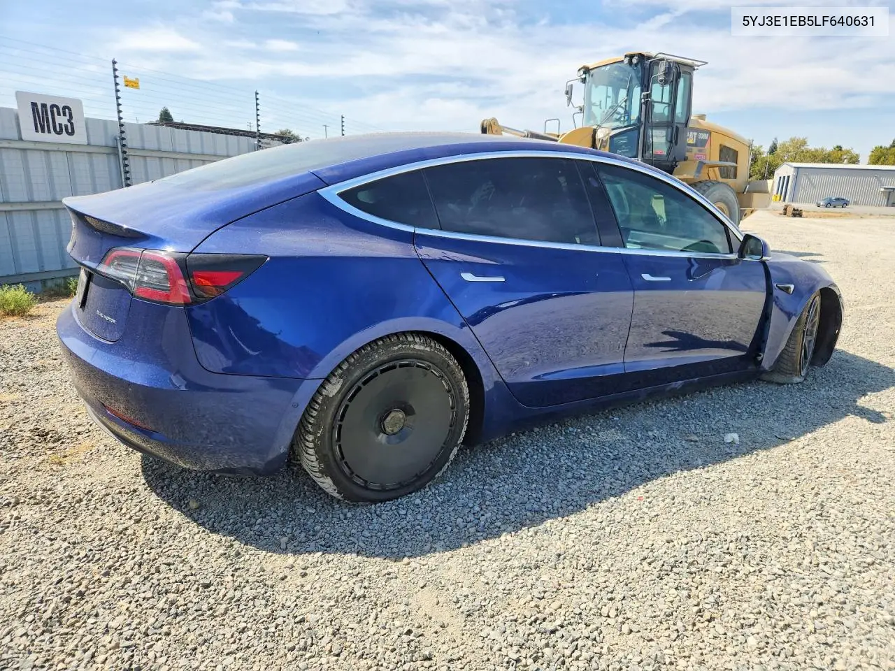 2020 TESLA MODEL 3 VIN 5YJ3E1EB5LF640631 — фото 3