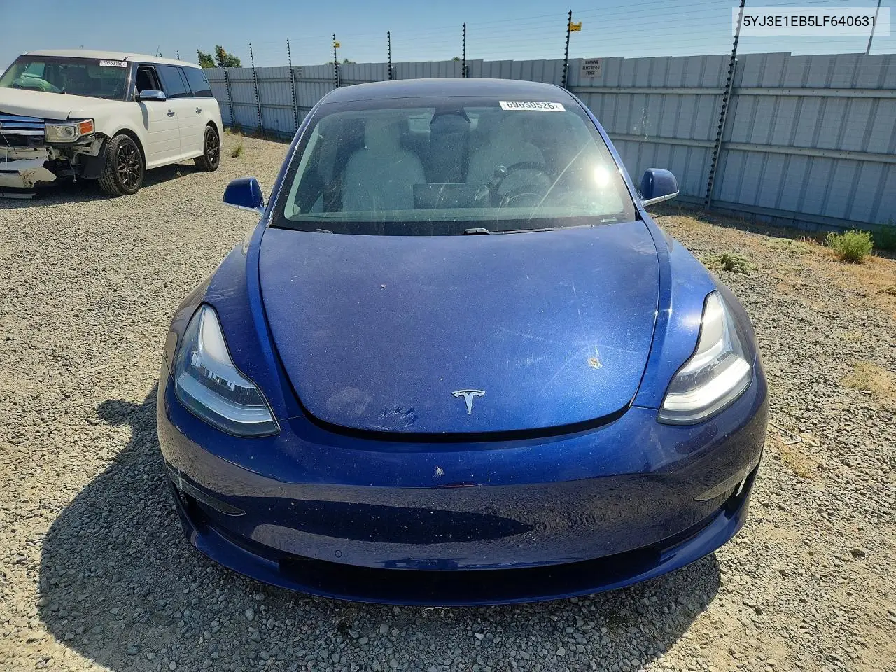 2020 TESLA MODEL 3 VIN 5YJ3E1EB5LF640631 — фото 5
