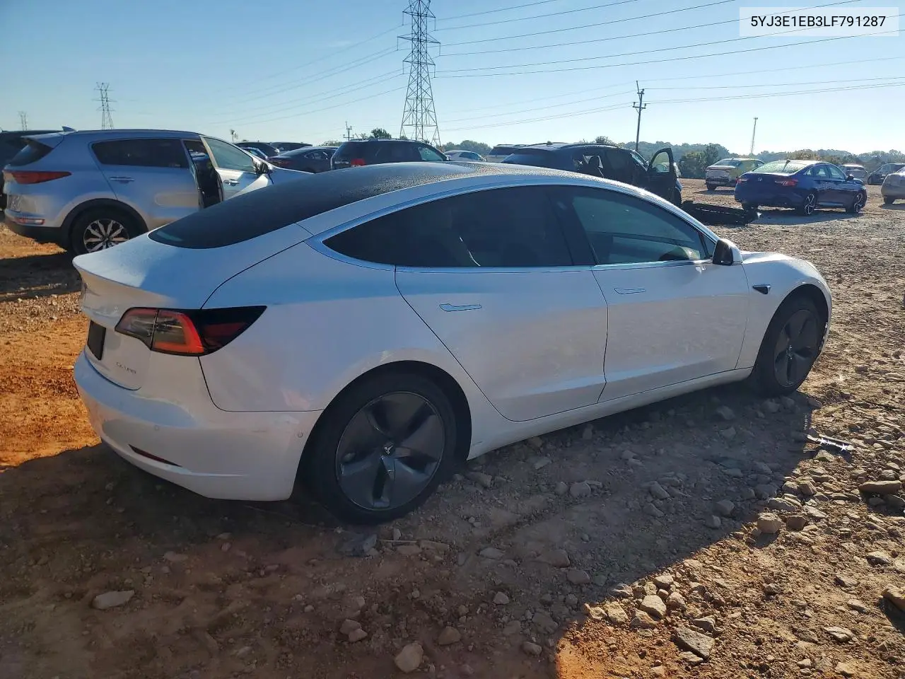 2020 TESLA MODEL 3 VIN 5YJ3E1EB3LF791287 — фото 3