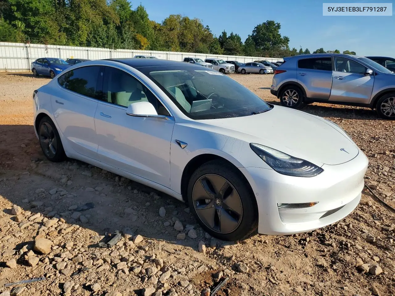 2020 TESLA MODEL 3 VIN 5YJ3E1EB3LF791287 — фото 4