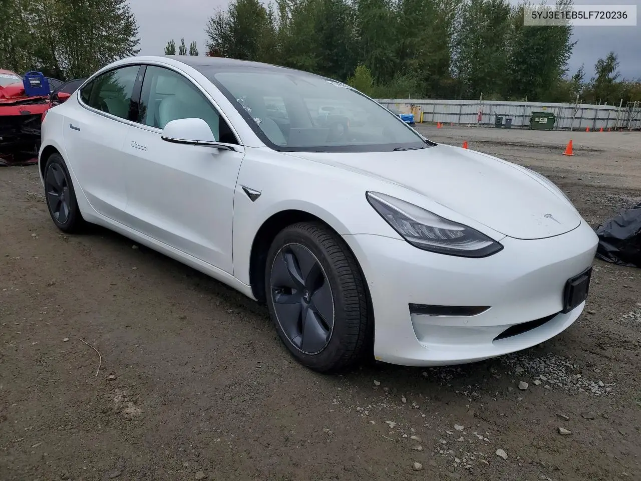 2020 TESLA MODEL 3 VIN 5YJ3E1EB5LF720236 — фото 4