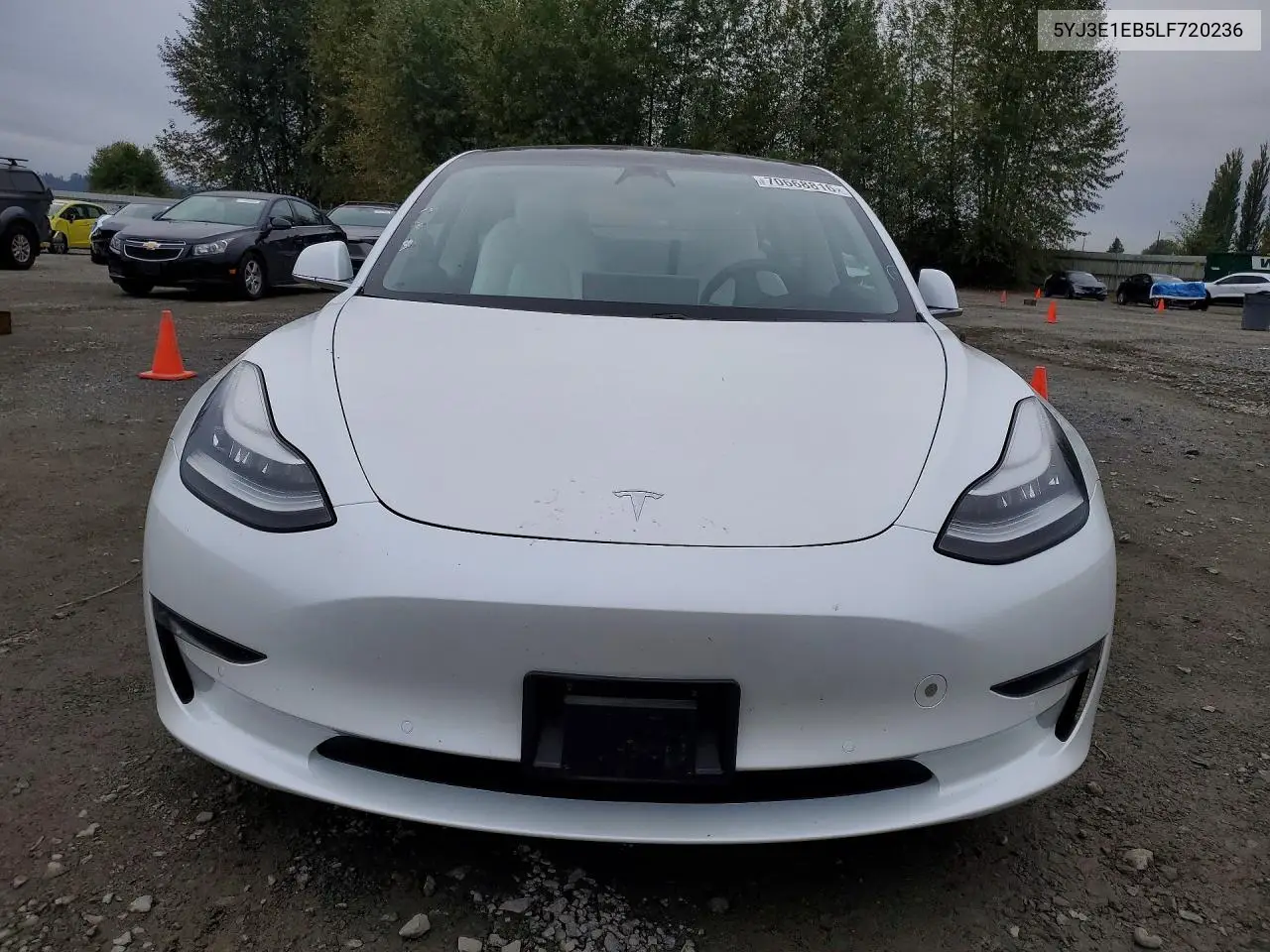 2020 TESLA MODEL 3 VIN 5YJ3E1EB5LF720236 — фото 5