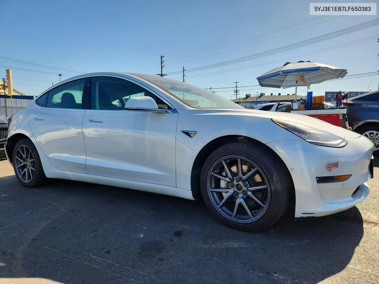 2020 TESLA MODEL 3 VIN 5YJ3E1EB7LF650383 — фото 4
