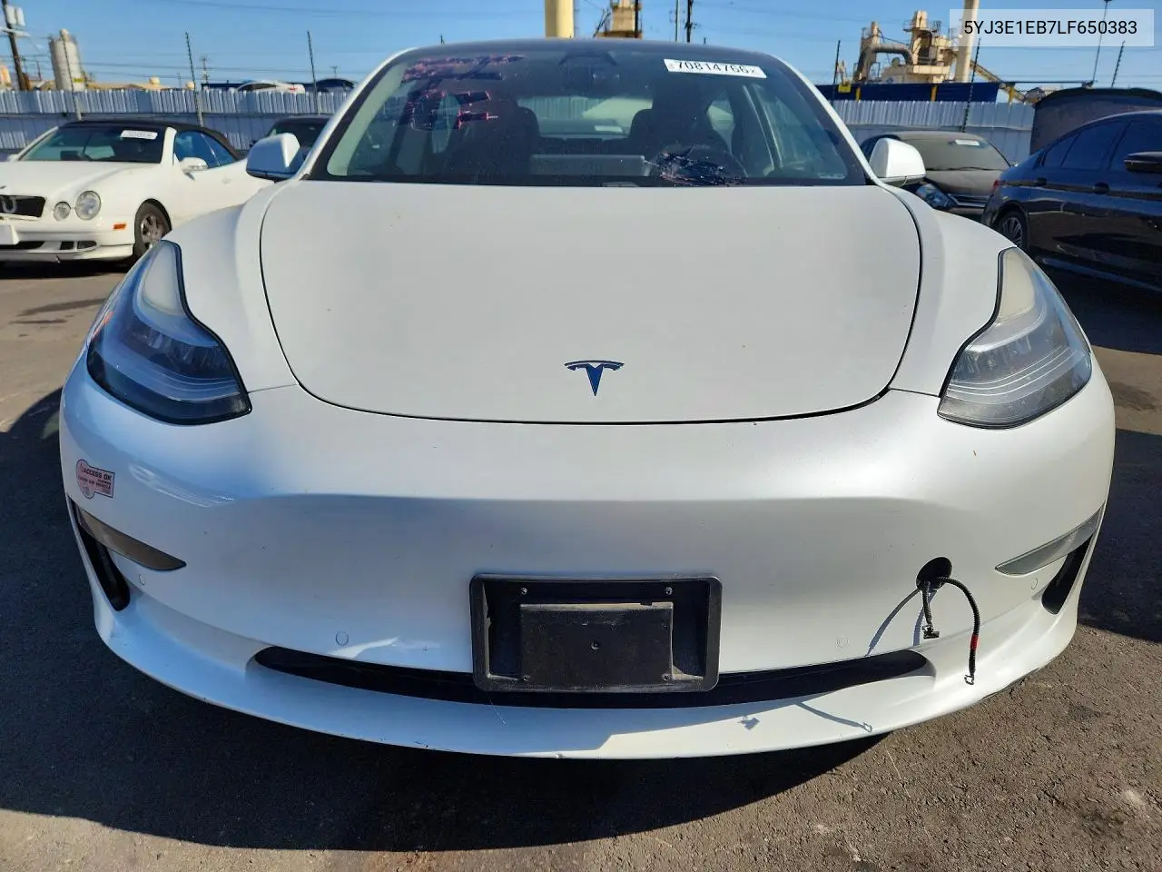 2020 TESLA MODEL 3 VIN 5YJ3E1EB7LF650383 — фото 5