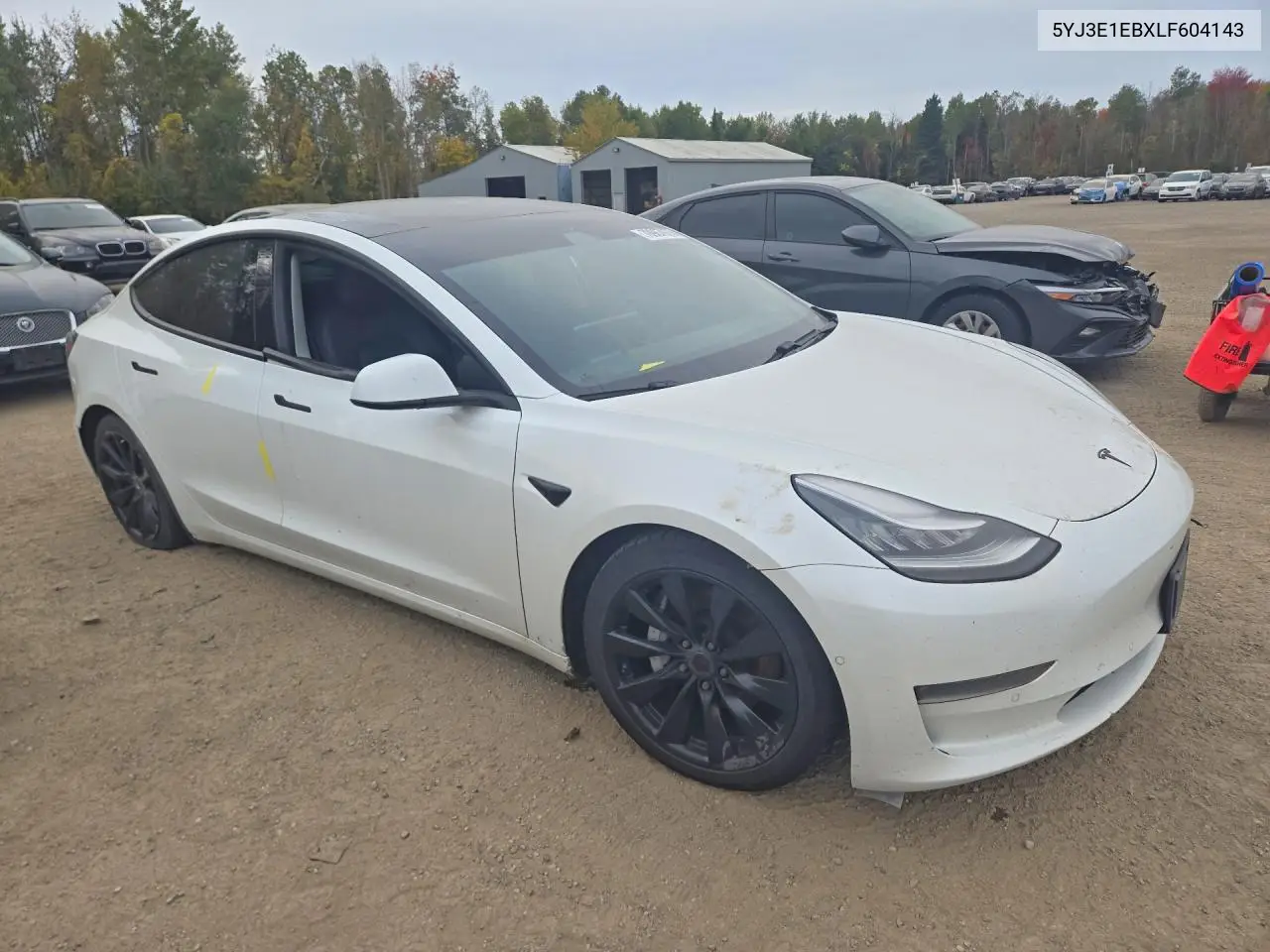 2020 TESLA MODEL 3 VIN 5YJ3E1EBXLF604143 — фото 4