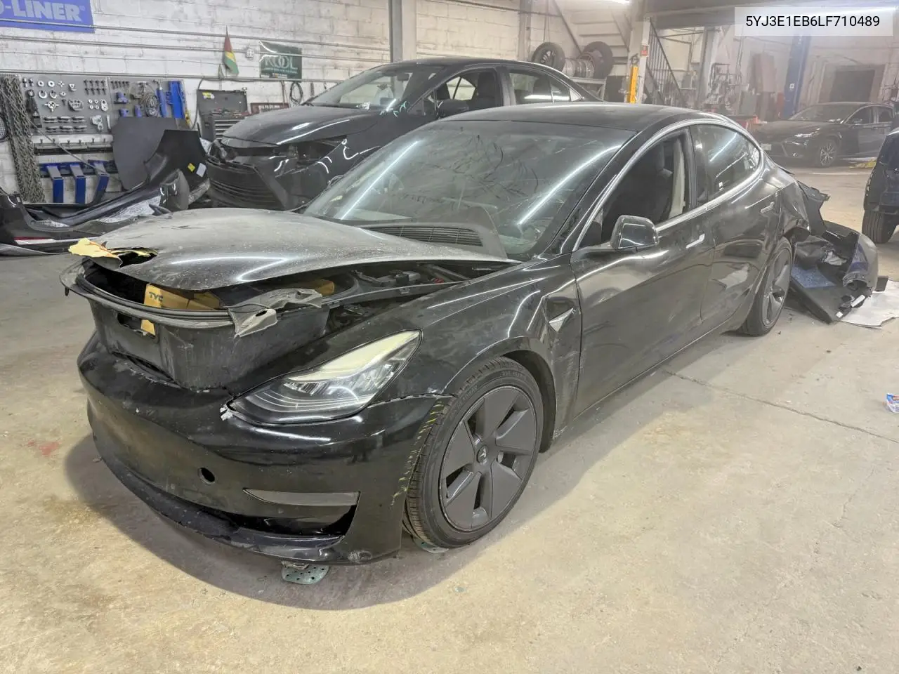 TESLA MODEL 3 2020, VIN 5YJ3E1EB6LF710489