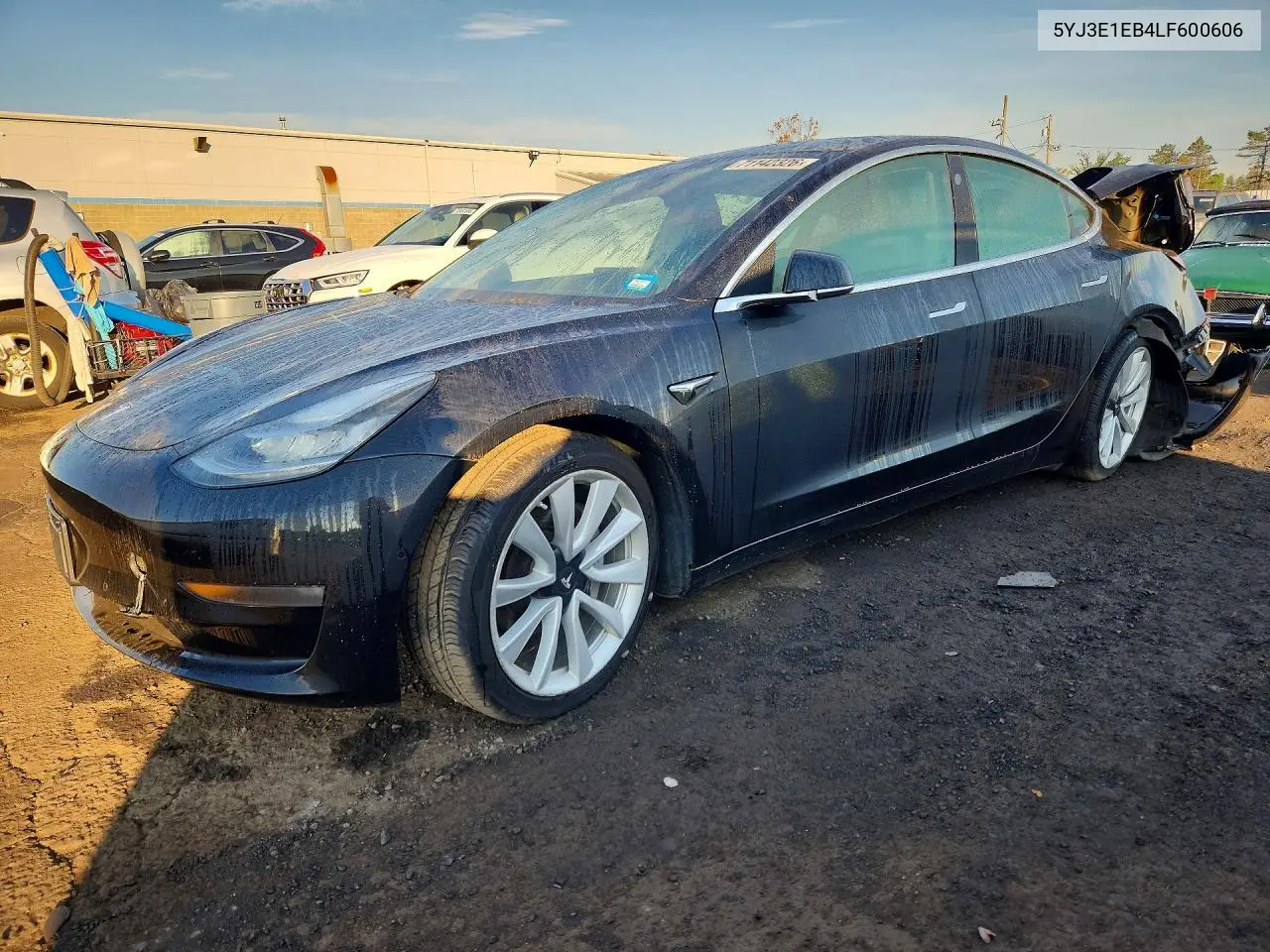 TESLA MODEL 3 2020, VIN 5YJ3E1EB4LF600606