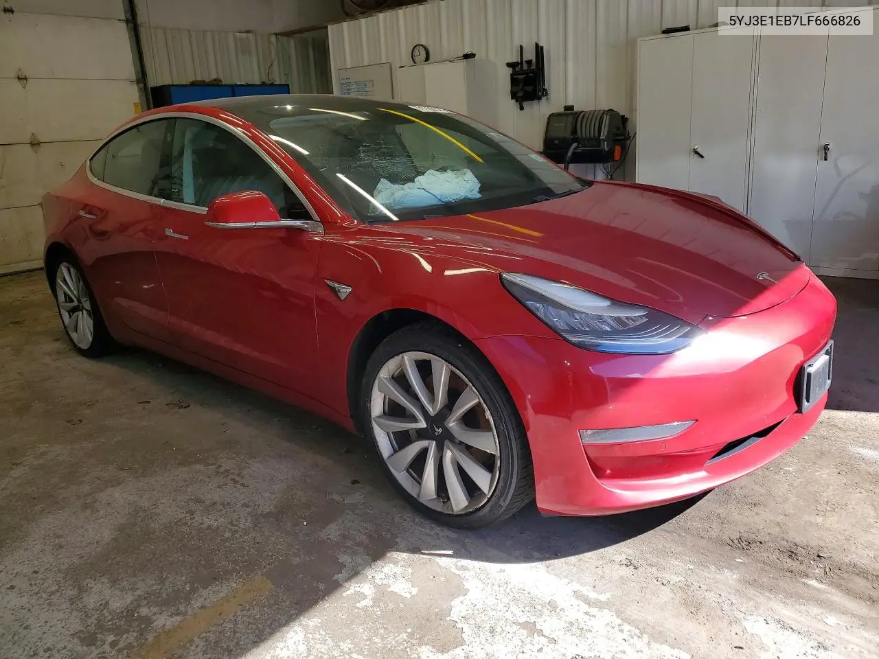 2020 TESLA MODEL 3 VIN 5YJ3E1EB7LF666826 — фото 2