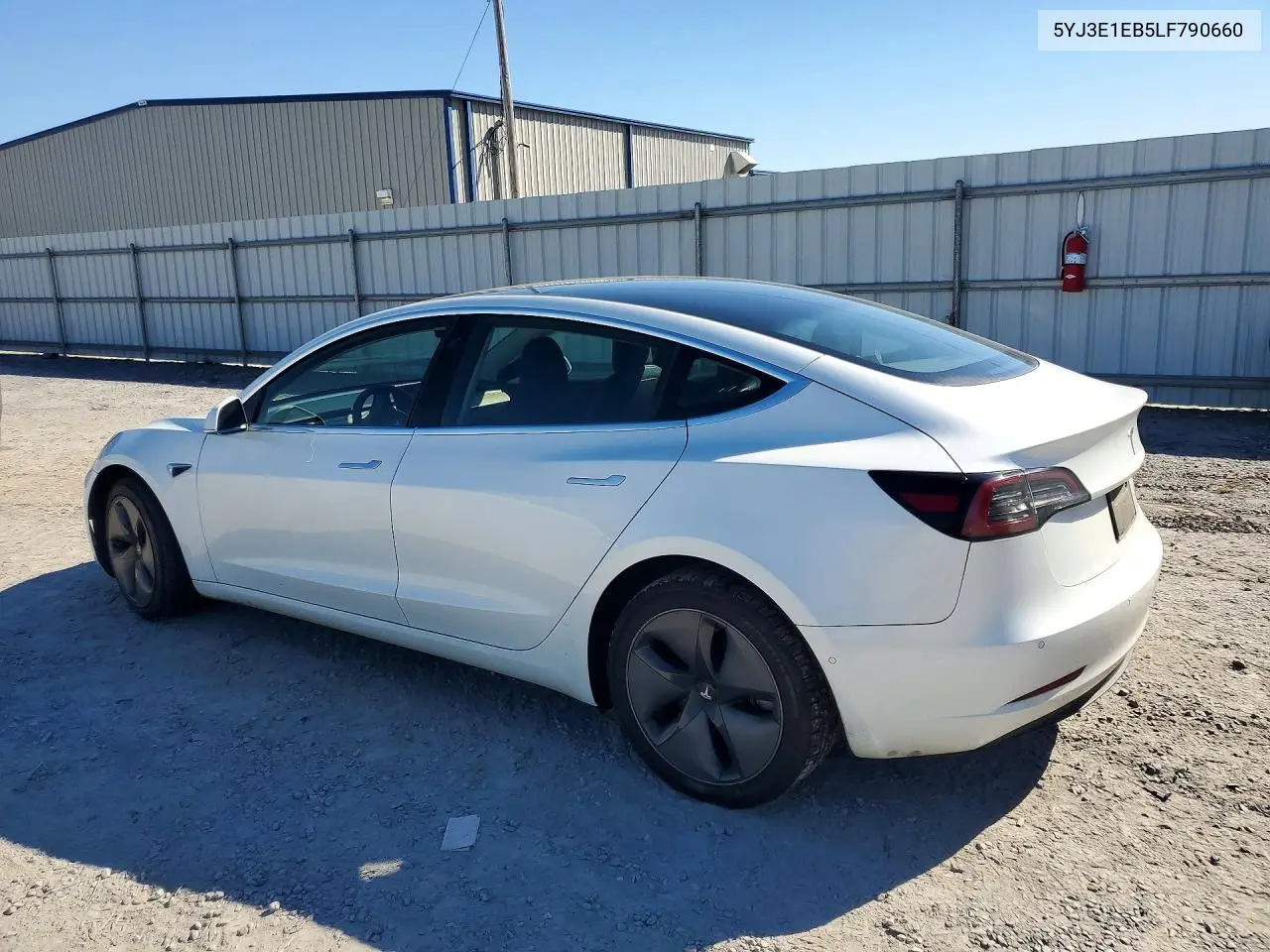 2020 TESLA MODEL 3 VIN 5YJ3E1EB5LF790660 — фото 2