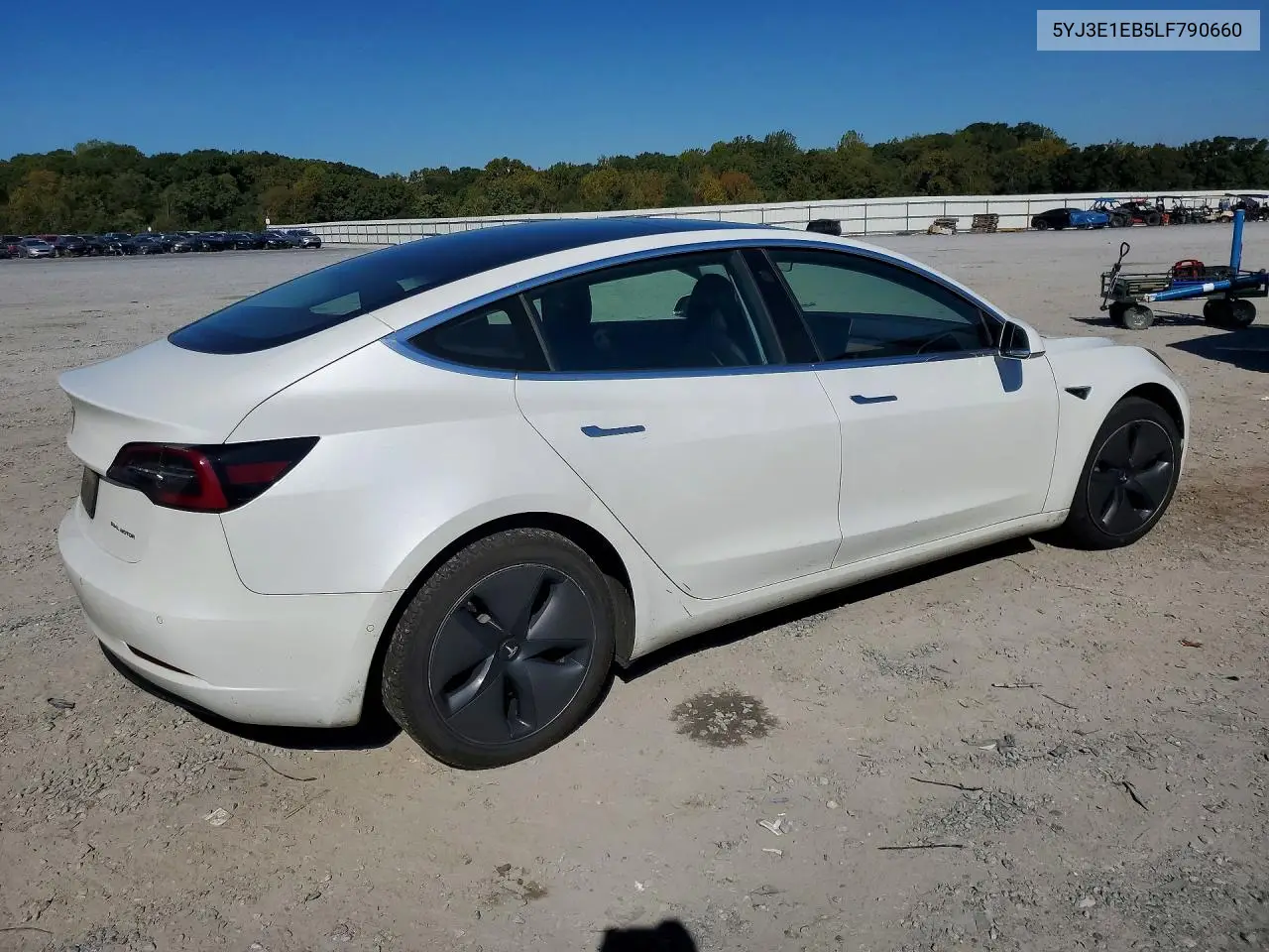 2020 TESLA MODEL 3 VIN 5YJ3E1EB5LF790660 — фото 3