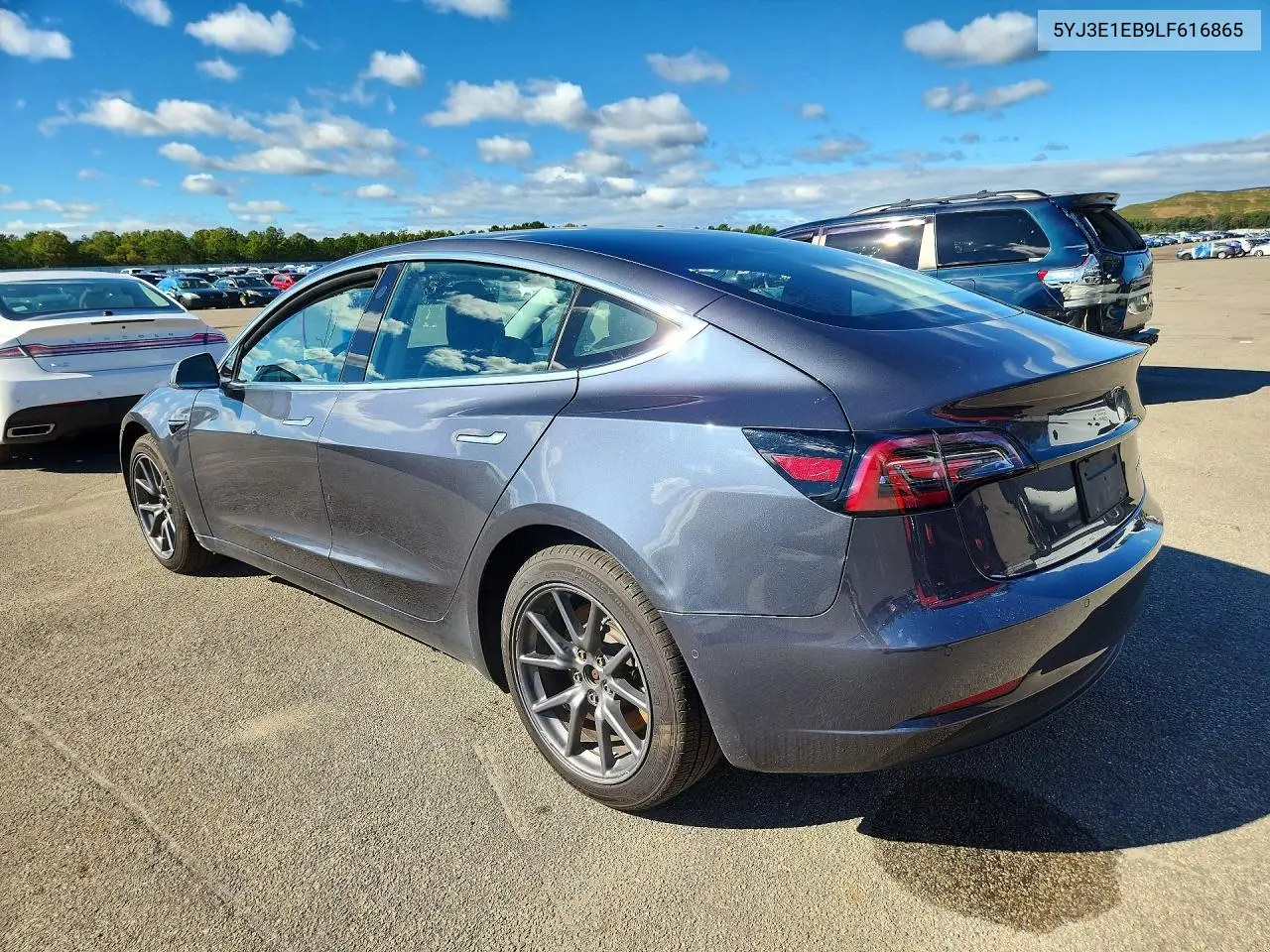 2020 TESLA MODEL 3 VIN 5YJ3E1EB9LF616865 — фото 2