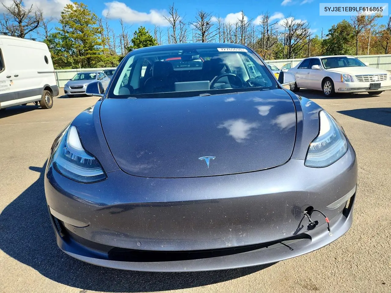 2020 TESLA MODEL 3 VIN 5YJ3E1EB9LF616865 — фото 5