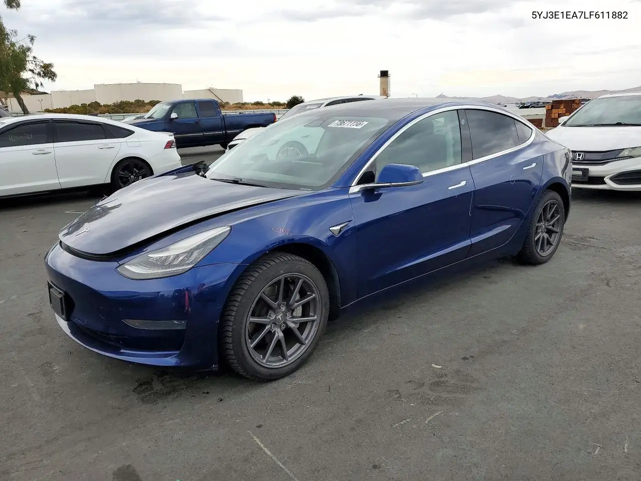 TESLA MODEL 3 2020, VIN 5YJ3E1EA7LF611882