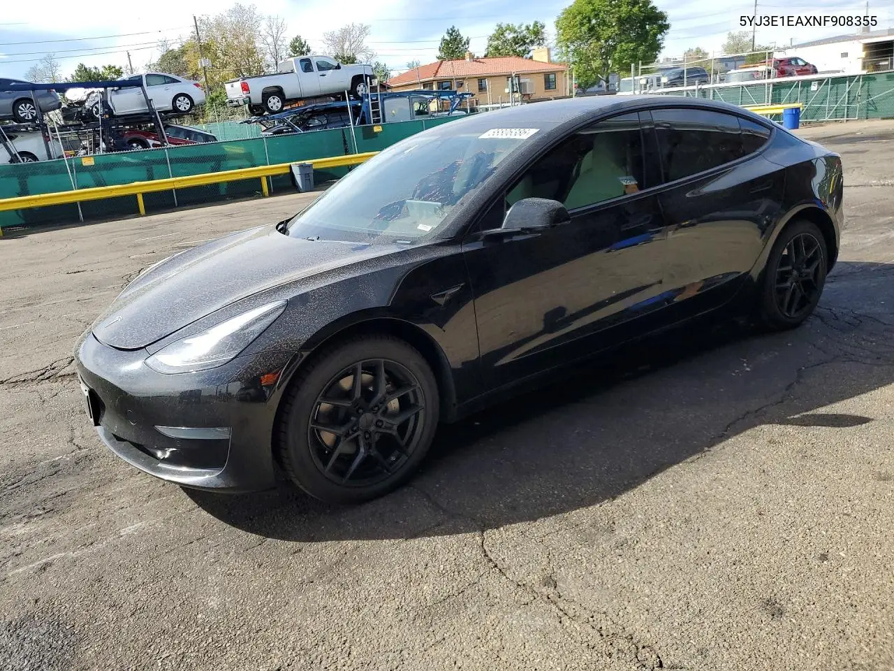 TESLA MODEL 3 2021, VIN 5YJ3E1EAXMF908355