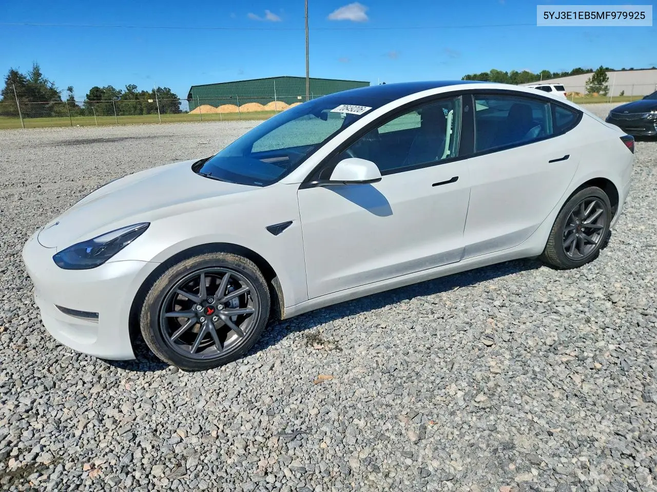 TESLA MODEL 3 2021, VIN 5YJ3E1EB5MF979925