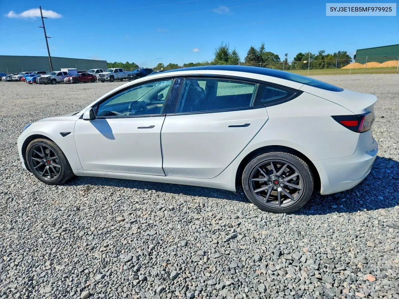 2021 TESLA MODEL 3 VIN 5YJ3E1EB5MF979925 — фото 2