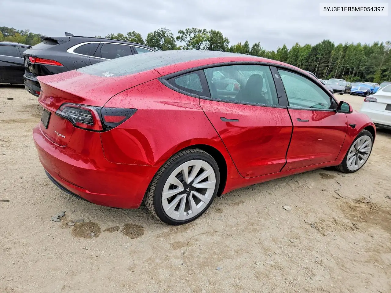 2021 TESLA MODEL 3 VIN 5YJ3E1EB5MF054397 — фото 3