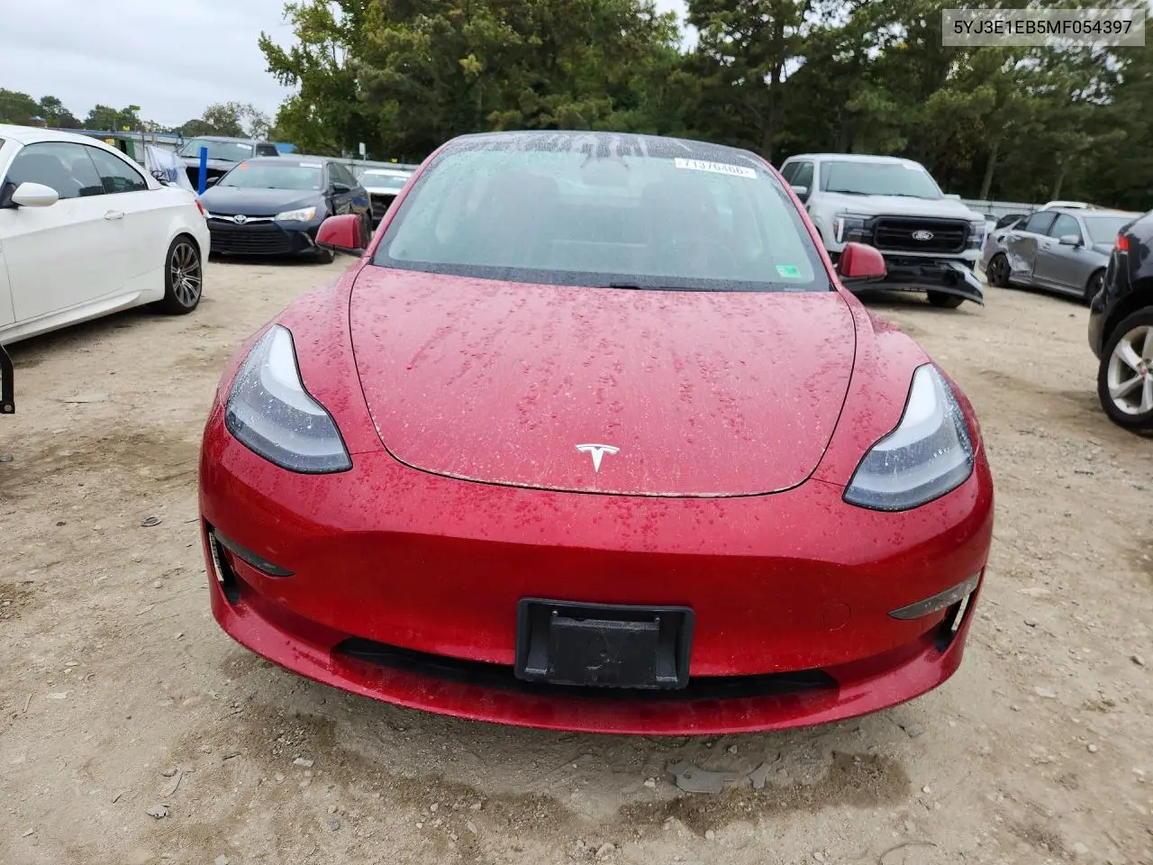 2021 TESLA MODEL 3 VIN 5YJ3E1EB5MF054397 — фото 5