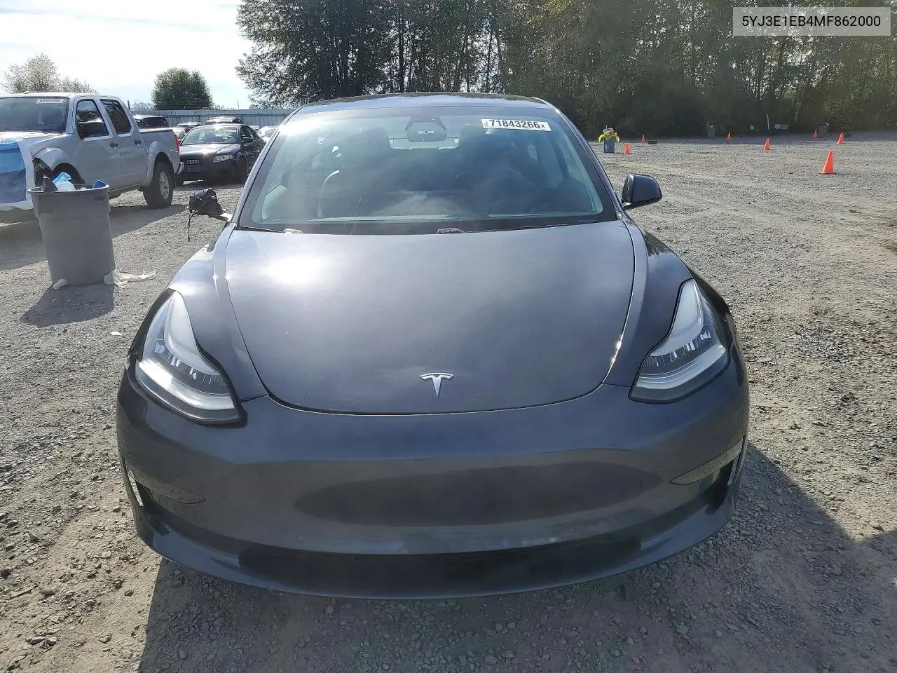 2021 TESLA MODEL 3 VIN 5YJ3E1EB4MF862000 — фото 5