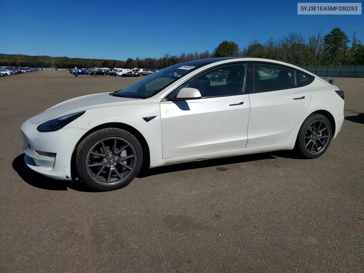 TESLA MODEL 3 2021, VIN 5YJ3E1EA5MF030253