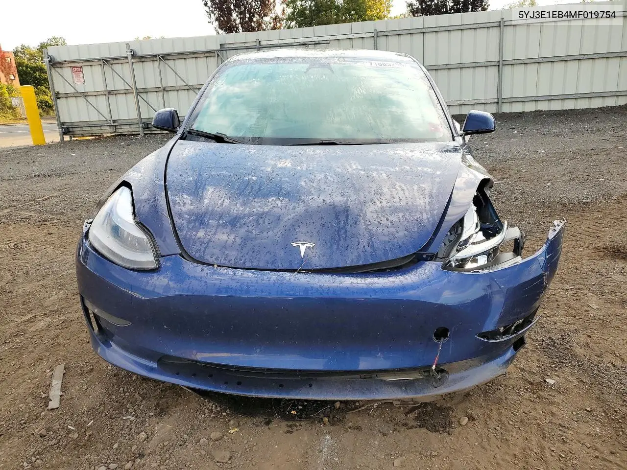 2021 TESLA MODEL 3 VIN 5YJ3E1EB4MF019754 — фото 5