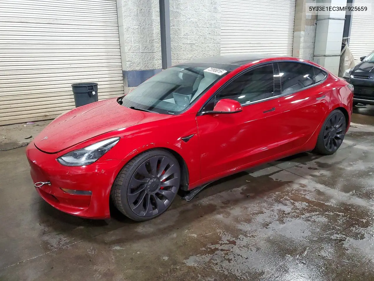 TESLA MODEL 3 2021, VIN 5YJ3E1EC3MF925659
