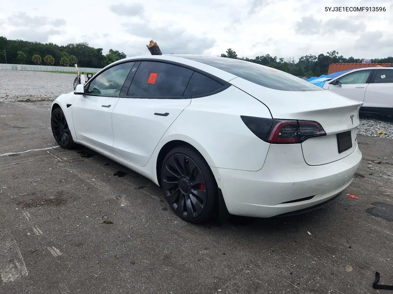 2021 TESLA MODEL 3 VIN 5YJ3E1EC0MF913596 — фото 2