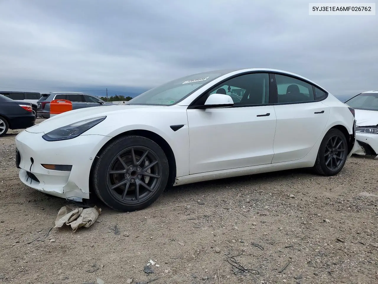 TESLA MODEL 3 2021, VIN 5YJ3E1EA6MF026762