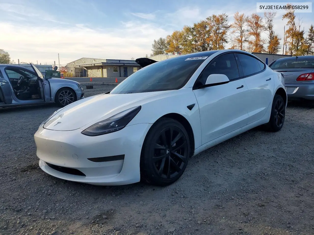 TESLA MODEL 3 2021, VIN 5YJ3E1EA4MF058299