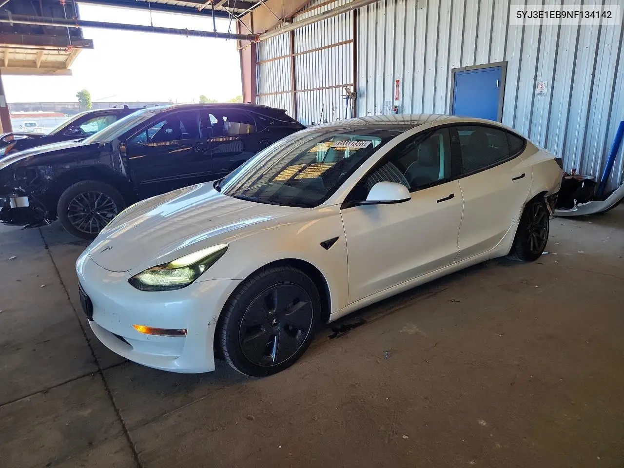 TESLA MODEL 3 2022, VIN 5YJ3E1EB9NF134142