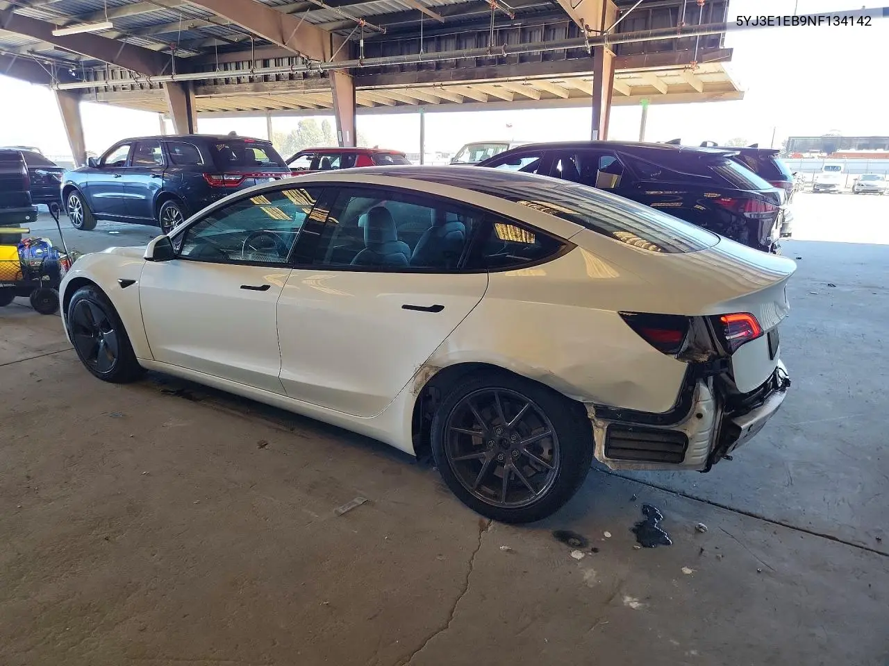 2022 TESLA MODEL 3 VIN 5YJ3E1EB9NF134142 — фото 2