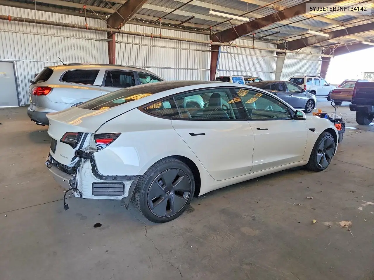 2022 TESLA MODEL 3 VIN 5YJ3E1EB9NF134142 — фото 3