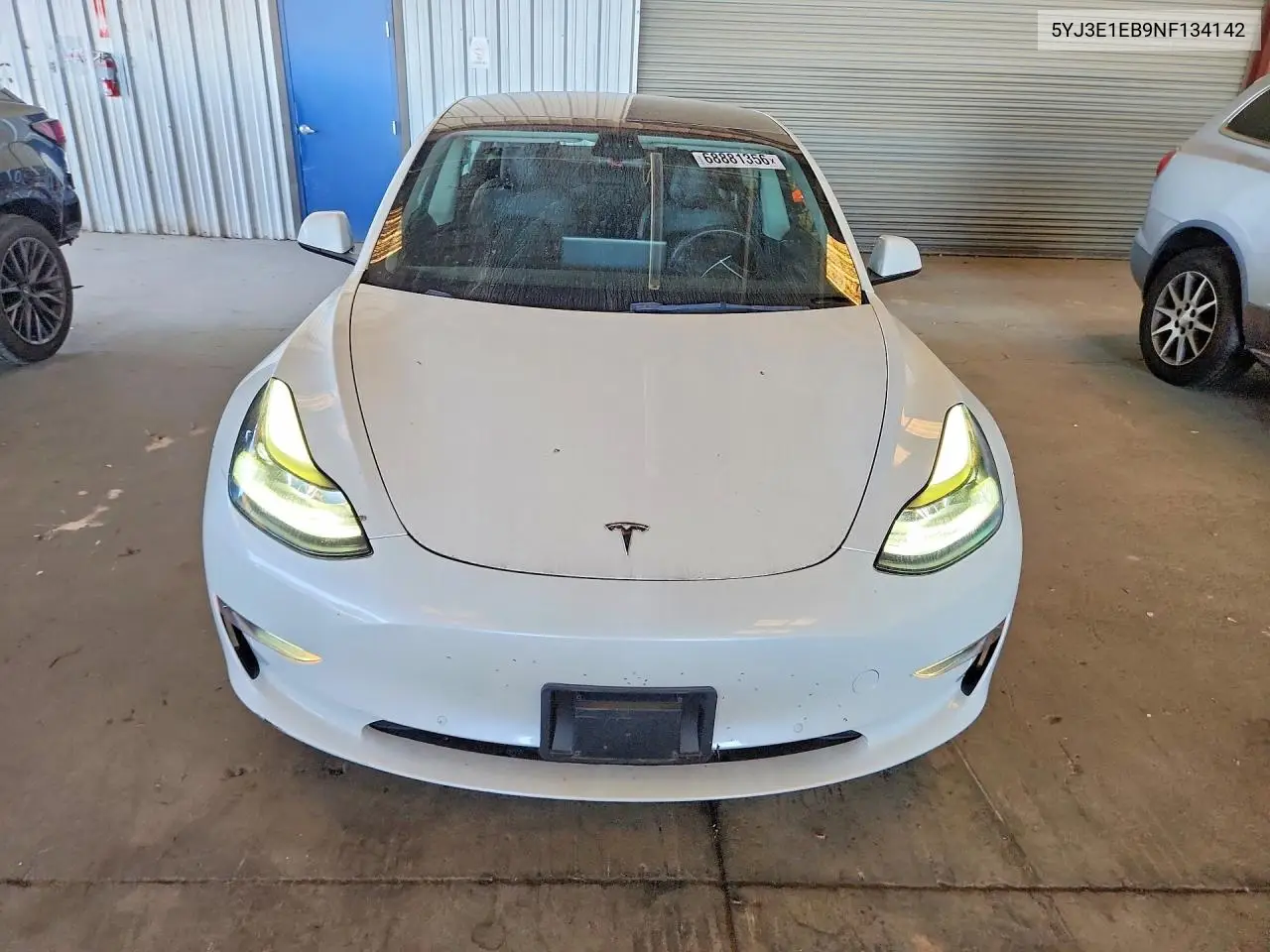 2022 TESLA MODEL 3 VIN 5YJ3E1EB9NF134142 — фото 5