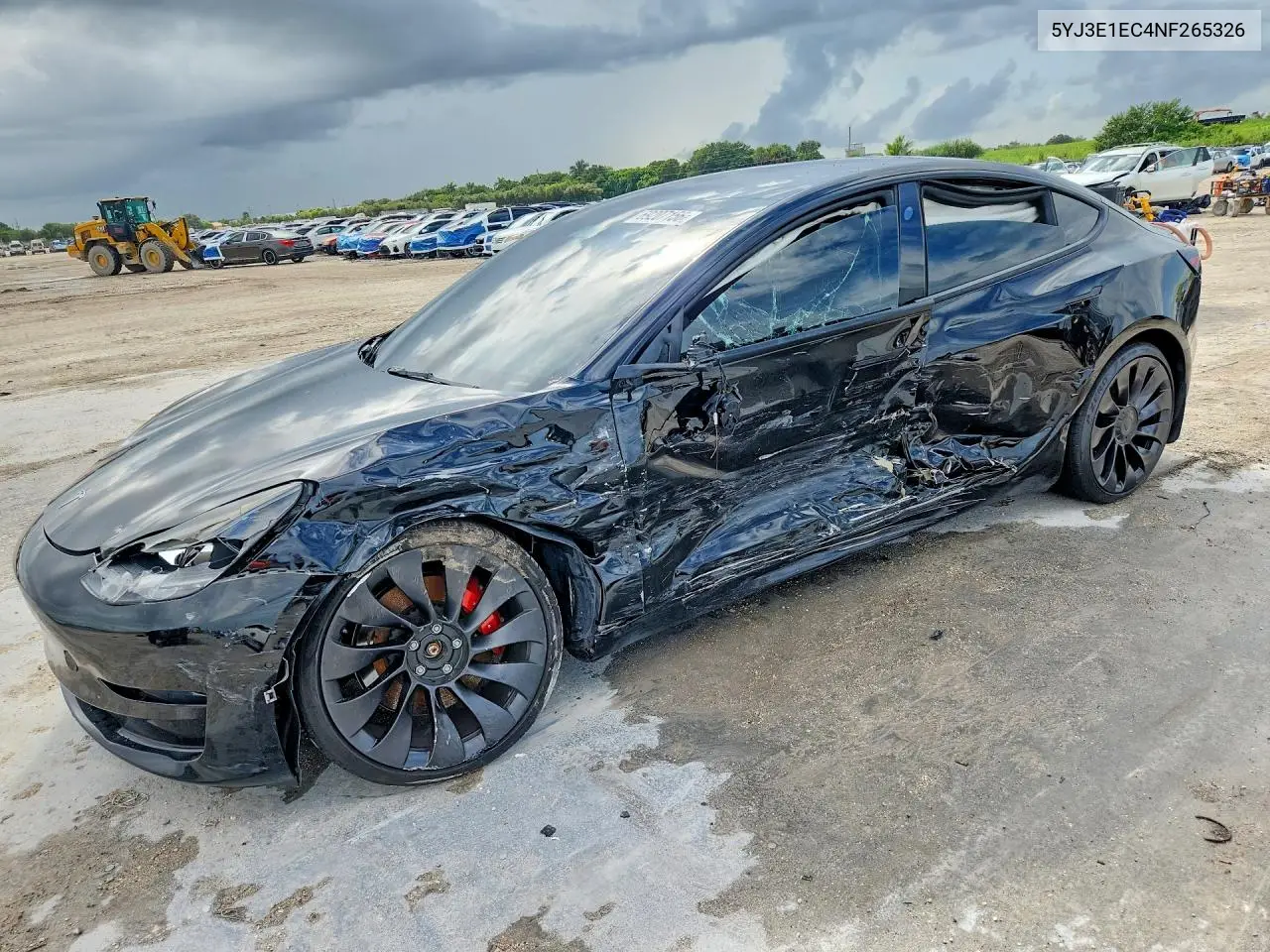 TESLA MODEL 3 2022, VIN 5YJ3E1EC4NF265326