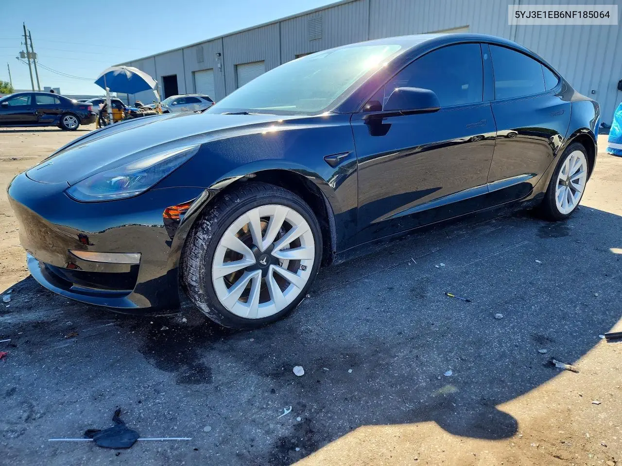 TESLA MODEL 3 2022, VIN 5YJ3E1EB6NF185064