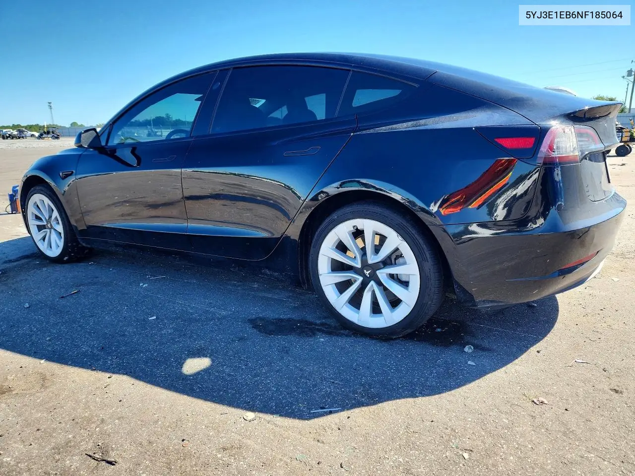 2022 TESLA MODEL 3 VIN 5YJ3E1EB6NF185064 — фото 2