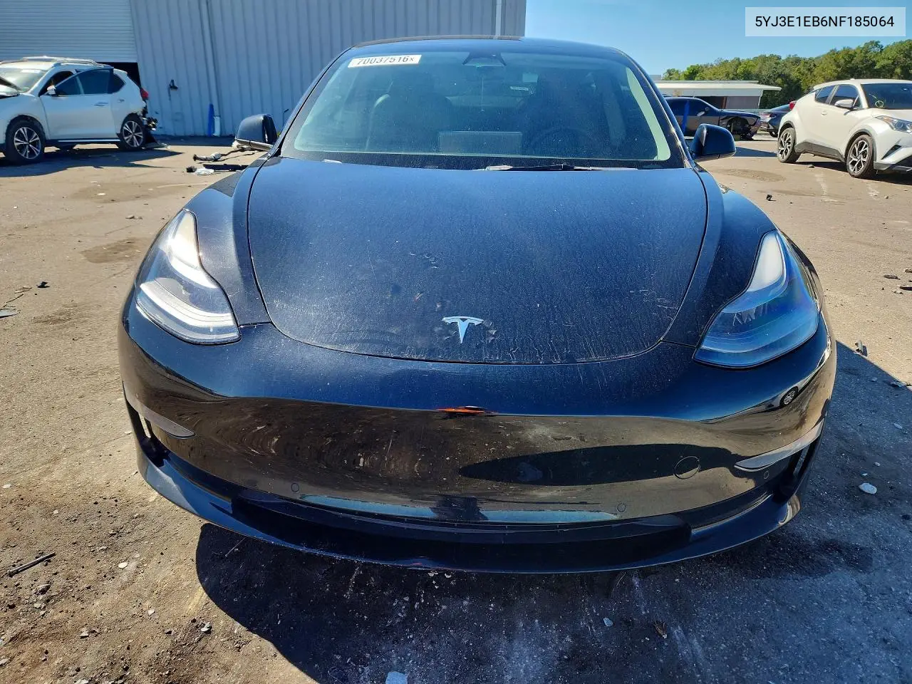 2022 TESLA MODEL 3 VIN 5YJ3E1EB6NF185064 — фото 5