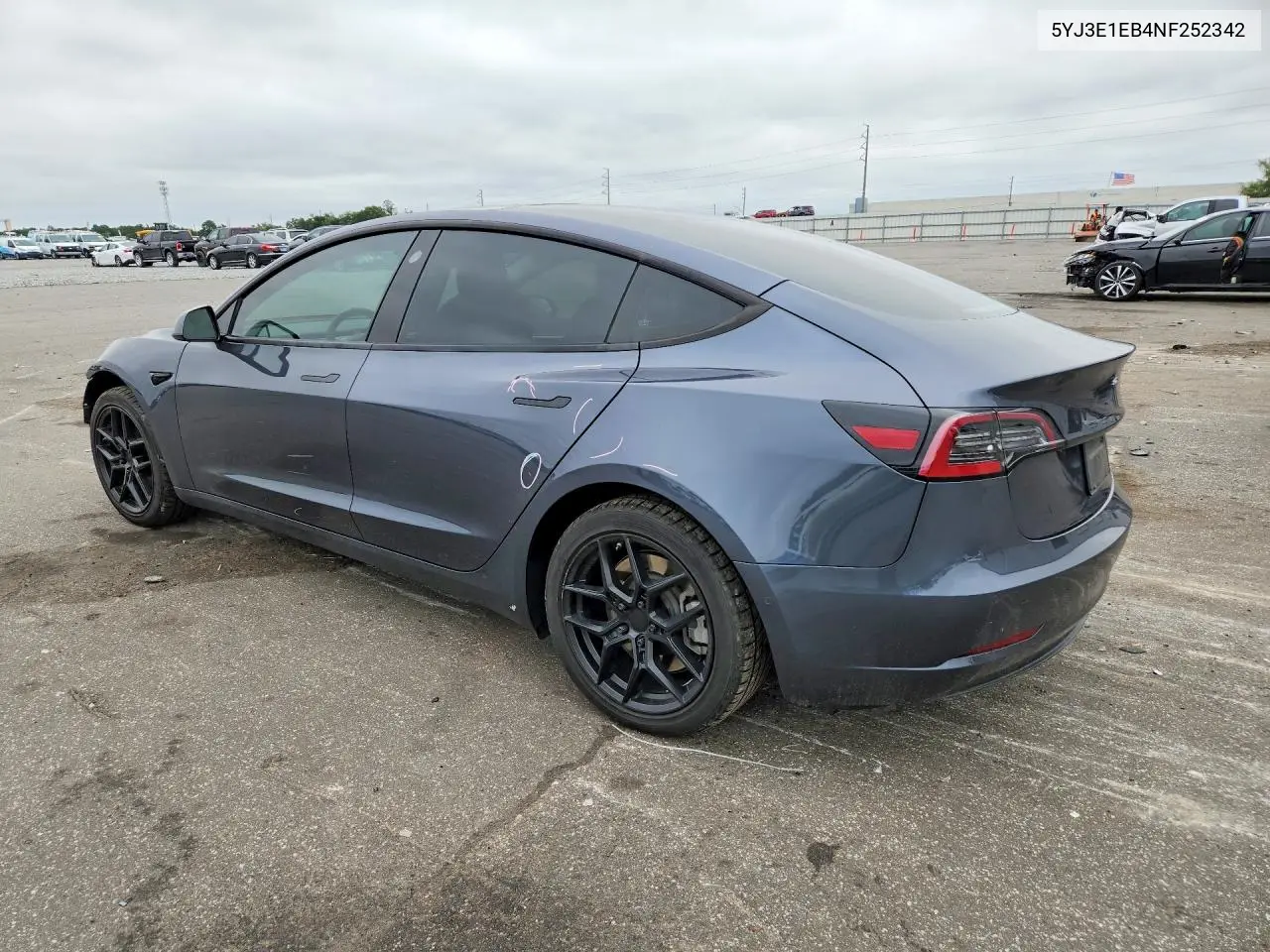 TESLA MODEL 3 2022, VIN 5YJ3E1EB4NF252342