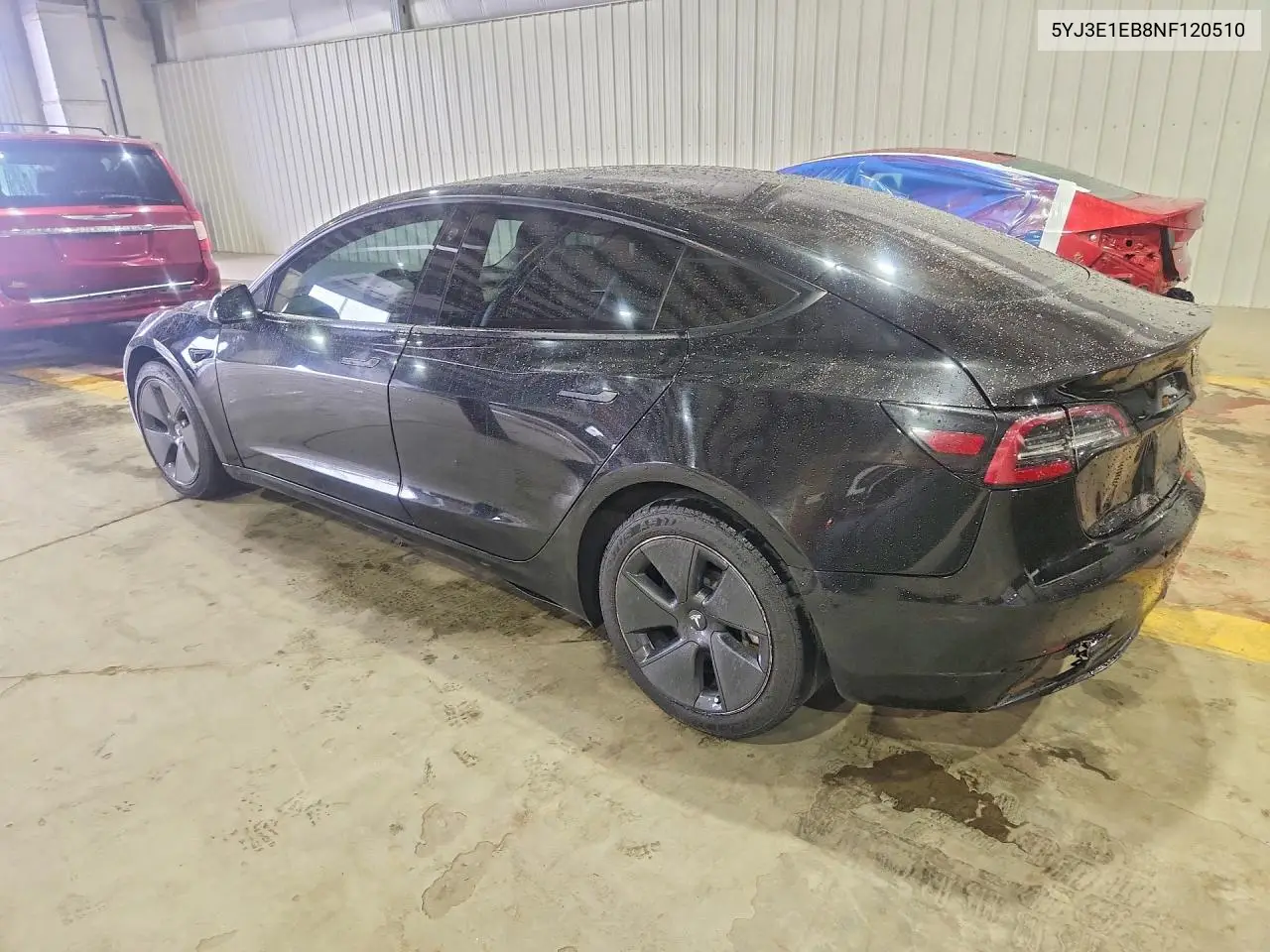 2022 TESLA MODEL 3 VIN 5YJ3E1EB8NF120510 — фото 2