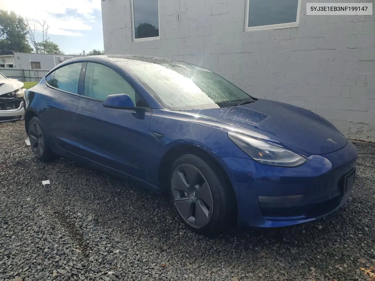 2022 TESLA MODEL 3 VIN 5YJ3E1EB3NF199147 — фото 4