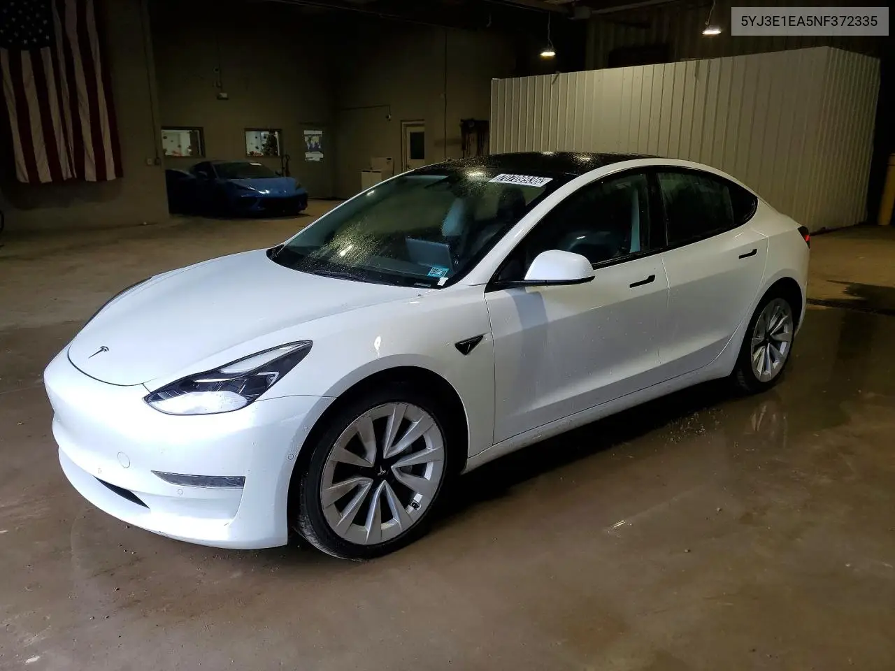 TESLA MODEL 3 2022, VIN 5YJ3E1EA5NF372335
