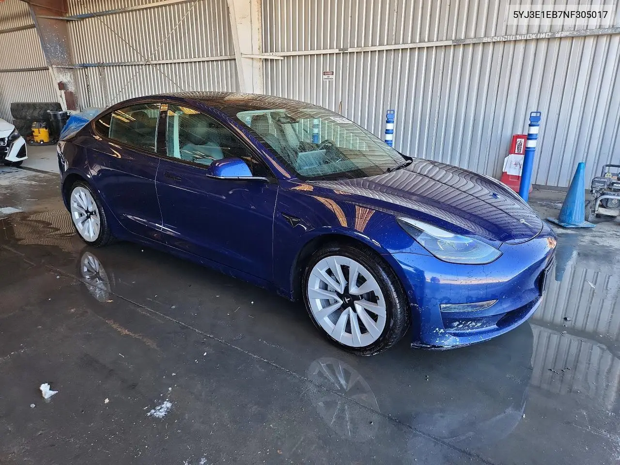 2022 TESLA MODEL 3 VIN 5YJ3E1EB7NF305017 — фото 4