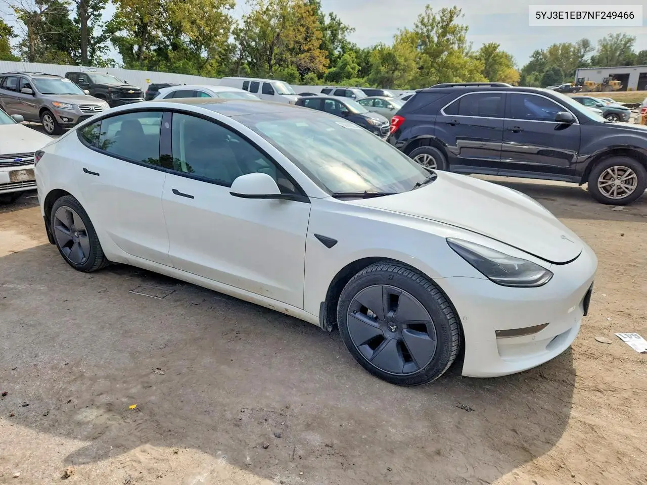 2022 TESLA MODEL 3 VIN 5YJ3E1EB7NF249466 — фото 4