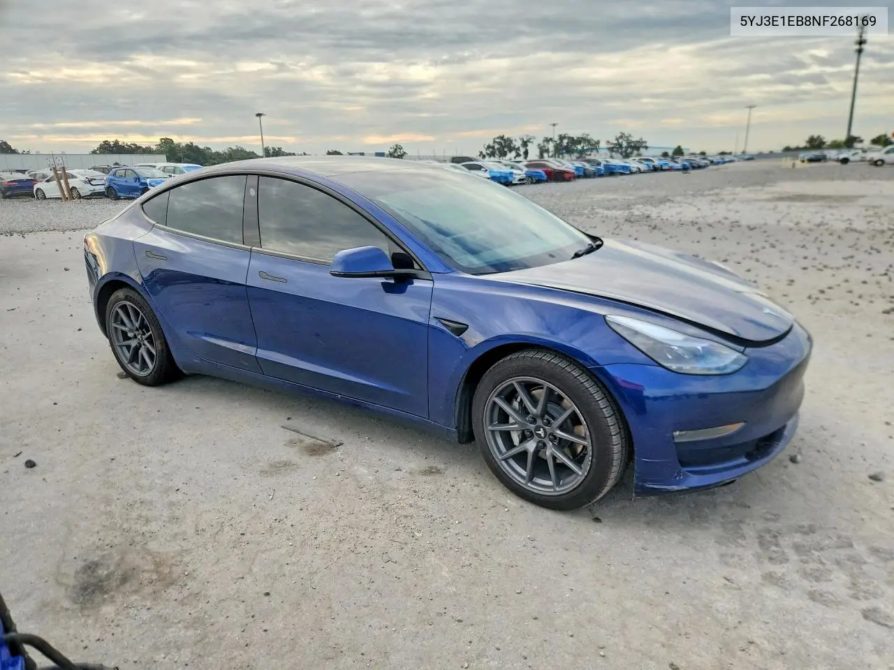 2022 TESLA MODEL 3 VIN 5YJ3E1EB8NF268169 — фото 4